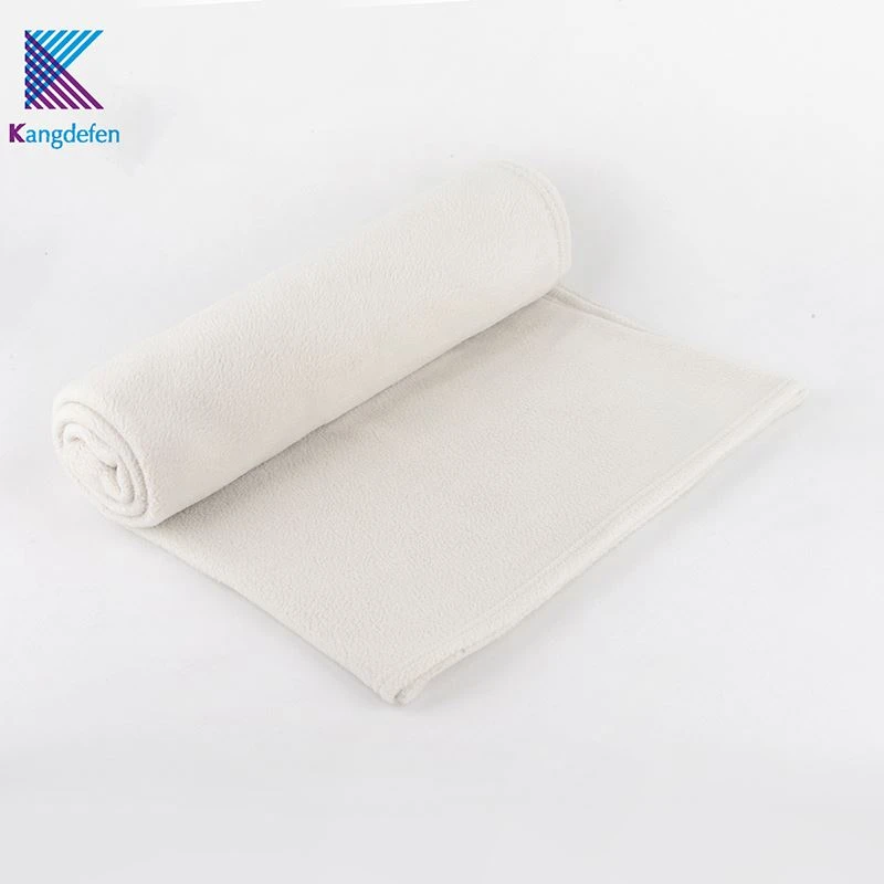 Soft White Polar Fleece Bulk Blanket